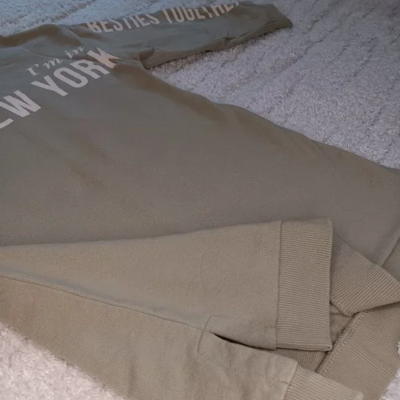 Zara Sweatshirt Size 8 I’m In New York Besties Together  Girls - Picture 5 of 6